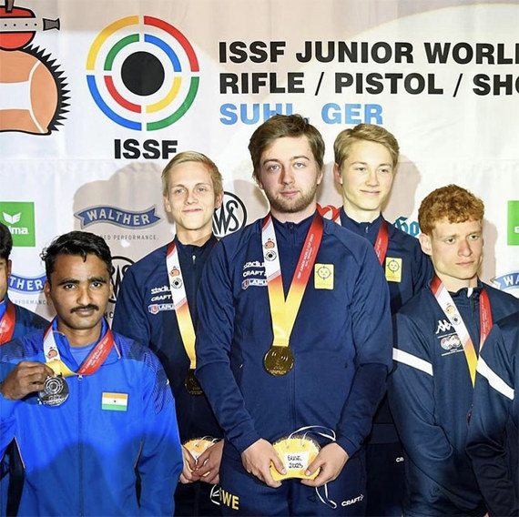 Svenskt lagguld i Suhl 10m lugtgevär